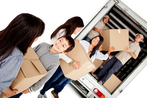 Removal team preparing a same day move in Bermondsey