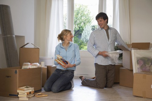Professional movers handling access and parking challenges in Bermondsey