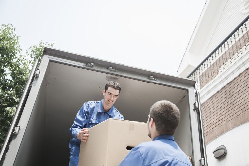 Careful loading of household items for removals in Bermondsey
