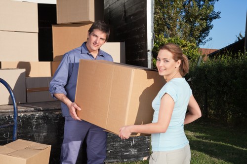 Moving boxes and furniture for a flat relocation in Bermondsey